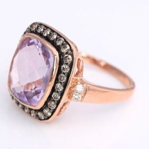 LE VIAN GRAND SAMPLE SALE RING FEATURING COTTON CANDY AMETHYST